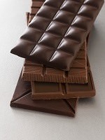barras de chocolate